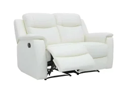 Tweezits Relaxbank Evasion Van Leer - Ivoorwit-Vente-unique Hot