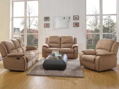 Tweezits Relaxbank Microvezel Hernani - Taupe-Vente-unique Hot