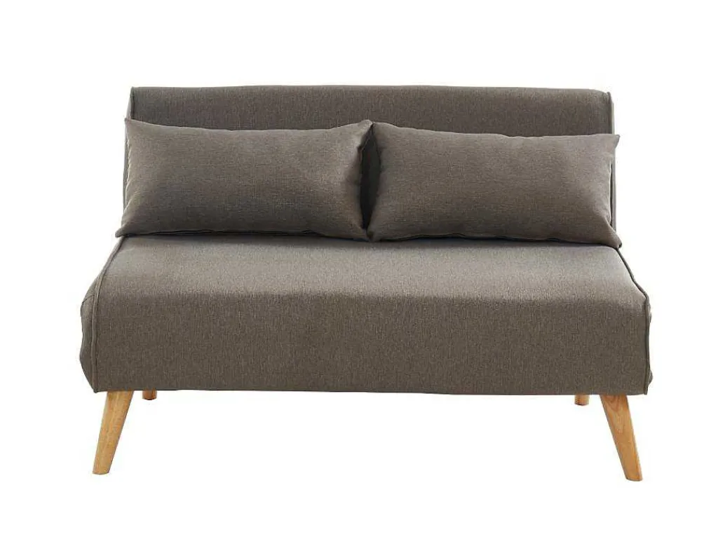 Tweezits Slaapbank Posio Van Stof - Taupe-Vente-unique Online