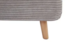 Tweezits Slaapbank Van Fluweel Ribstof Palula - Lichtgrijs-Vente-unique Sale