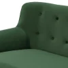 Tweezitsbank In Sparrengroen Fluweel Serti-Vente-unique Clearance