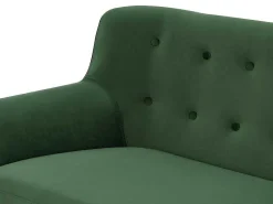 Tweezitsbank In Sparrengroen Fluweel Serti-Vente-unique Clearance