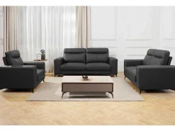 Tweezitsbank Van Leer Montaner - Zwart-Vente-unique Sale