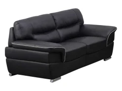 Tweezitsbank Van Leer Thibault - Zwart-LINEA SOFA Sale
