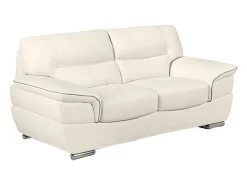 Tweezitsbank Van Leer Thibault - Ivoor-LINEA SOFA Online