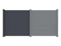 Uitbreiding Voor Het Hek H182 X L178,3 Cm In Donkergrijs Aluminium - Otavio-EXPERTLAND Sale