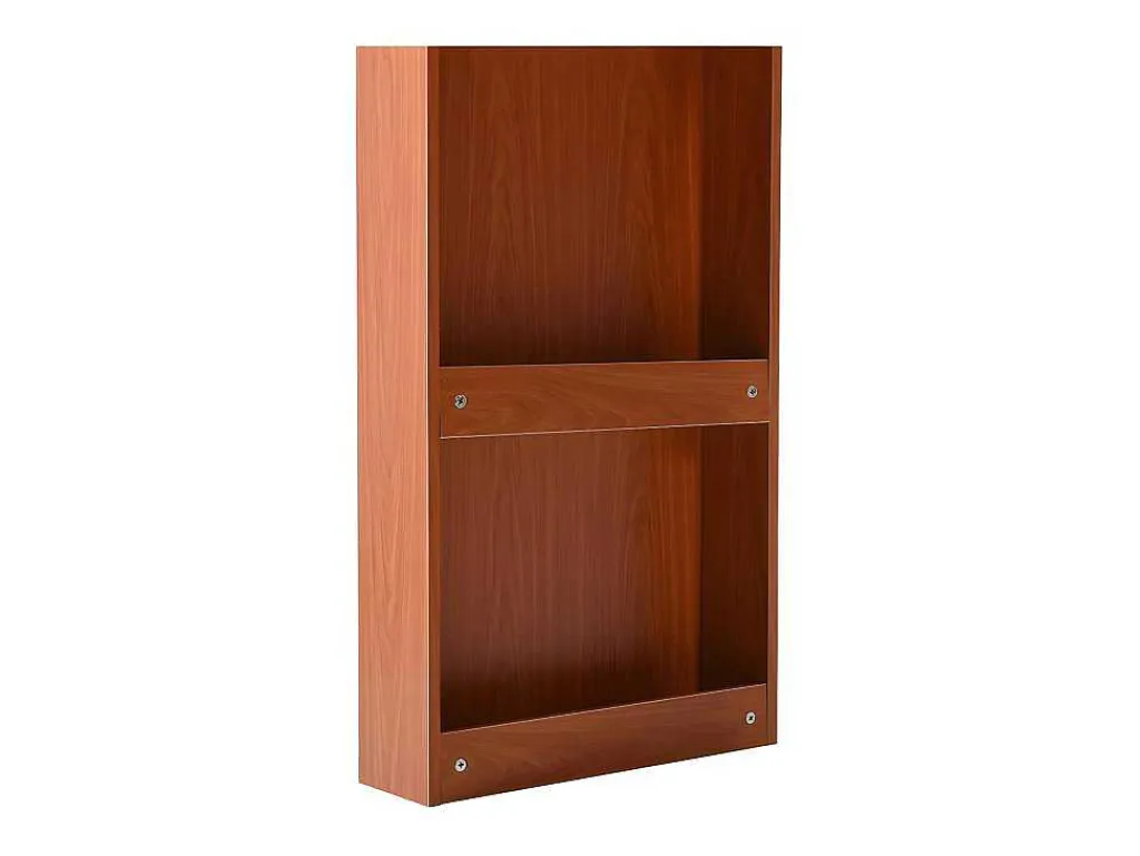 Uitschuifbare Kaptafel - 8 Laden En 1 Spiegel Met Led - Retrostijl - Bruin (Kruk Niet Inbegrepen)-ModernLuxe Hot
