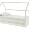 Uitschuifbed 2 X 90 X 190 Cm - Grenen - Wit + Matras - Hurra-Vente-unique Online