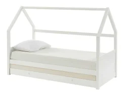 Uitschuifbed 2 X 90 X 190 Cm - Grenen - Wit + Matras - Hurra-Vente-unique Online