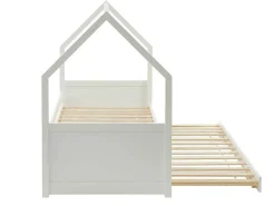 Uitschuifbed 2 X 90 X 190 Cm - Grenen - Wit + Matras - Hurra-Vente-unique Online