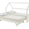 Uitschuifbed 2 X 90 X 190 Cm - Grenen - Wit - Hurra-Vente-unique
