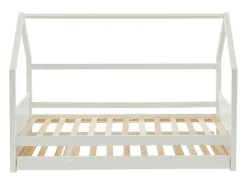 Uitschuifbed 2 X 90 X 190 Cm - Grenen - Wit - Hurra-Vente-unique