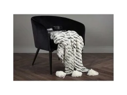 Unny Plaid 170X130Cm Grijs, Wit.-Venture Home New