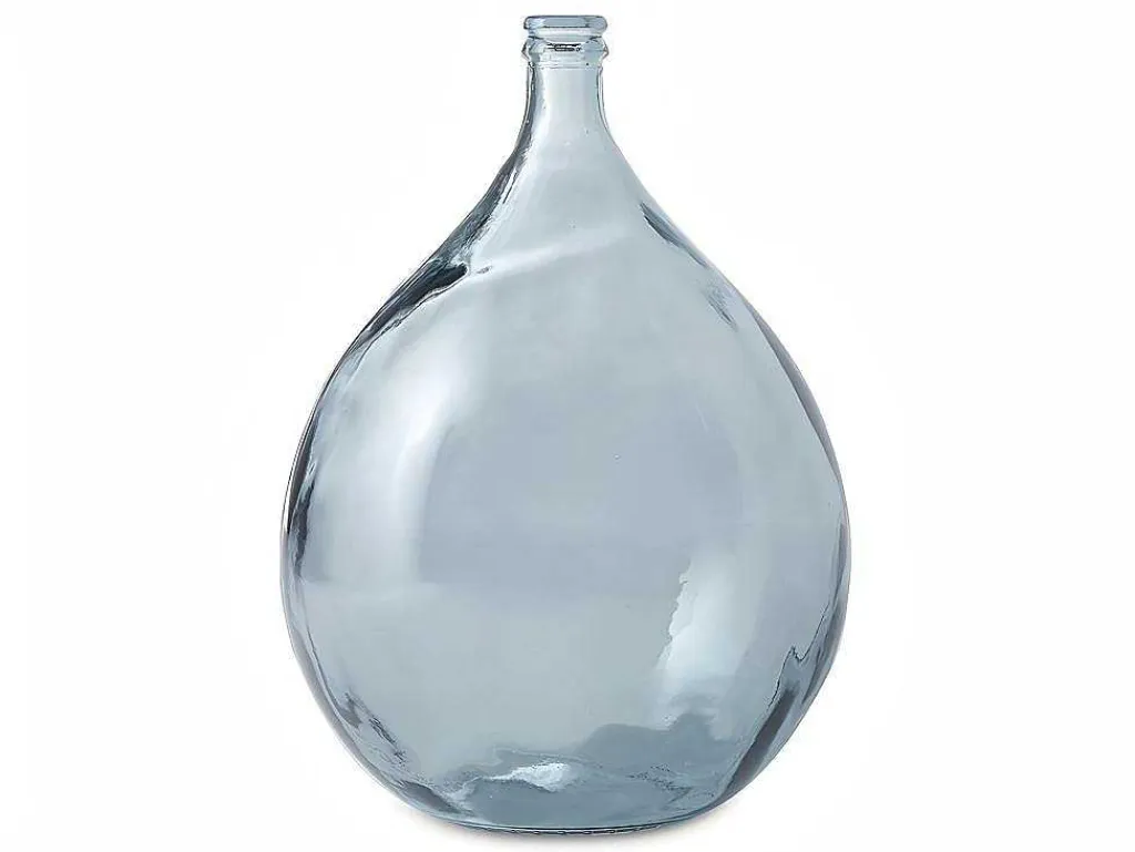 Vaas Dame-Jeanne Van Gerecycleerd Glas Silice 34L - Transparant Blauw-OZAIA Online