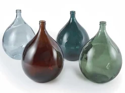 Vaas Dame-Jeanne Van Gerecycleerd Glas Silice 34L - Transparant Blauw-OZAIA Online