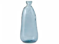 Vaas Dame-Jeanne Van Gerecycleerd Glas Pyrite H. 51 Cm - Transparant Blauw-OZAIA Best
