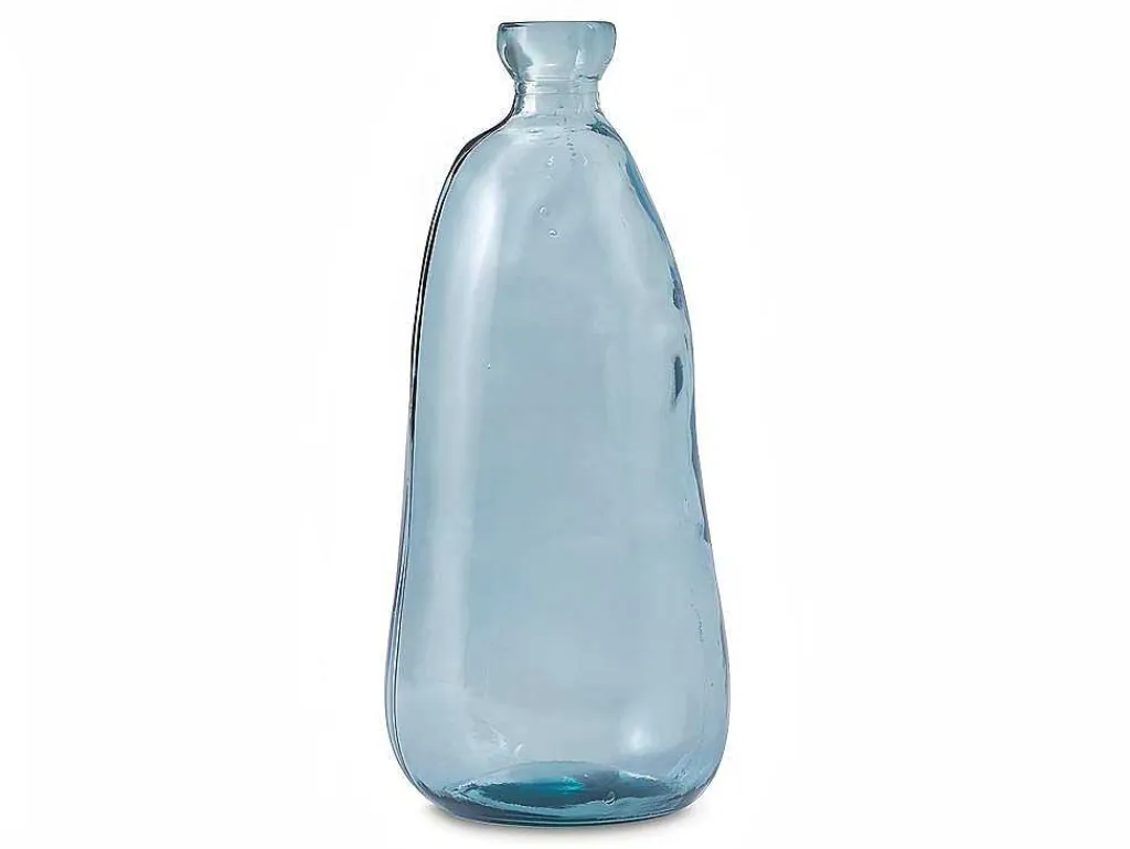 Vaas Dame-Jeanne Van Gerecycleerd Glas Pyrite H. 51 Cm - Transparant Blauw-OZAIA Best