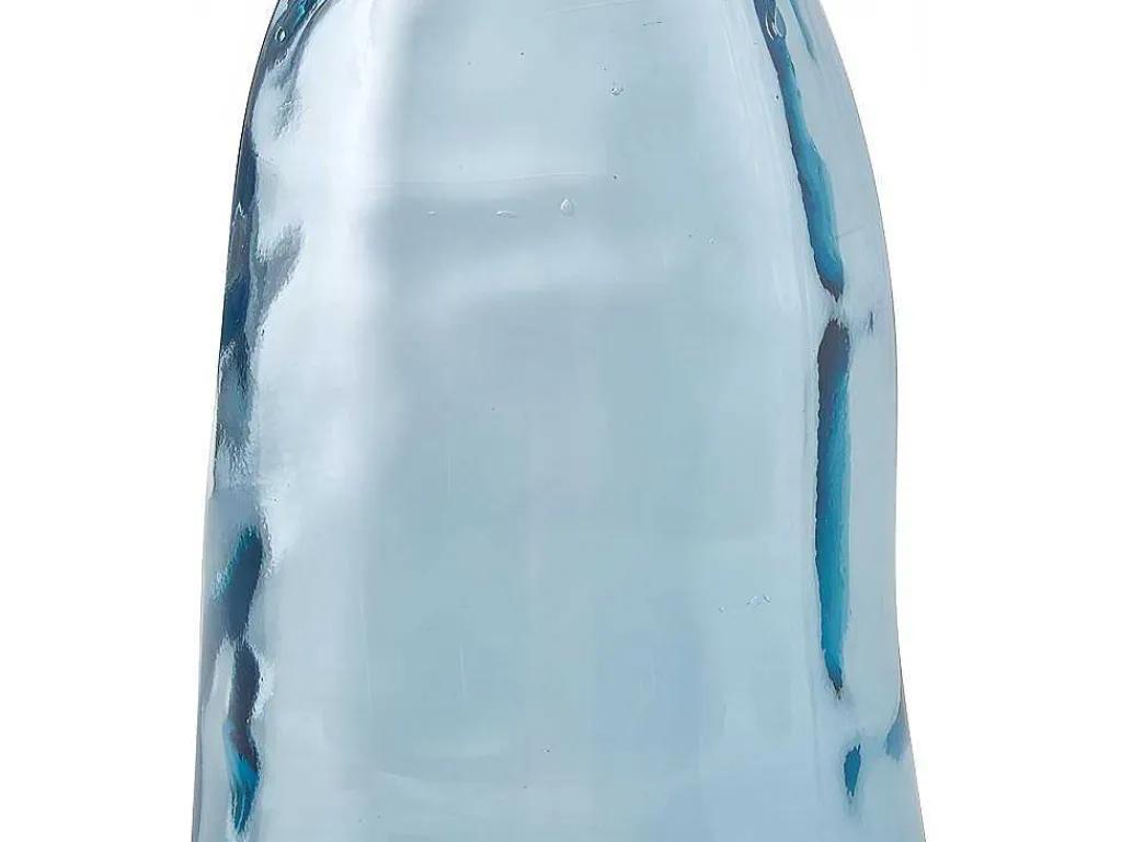 Vaas Dame-Jeanne Van Gerecycleerd Glas Pyrite H. 51 Cm - Transparant Blauw-OZAIA Best