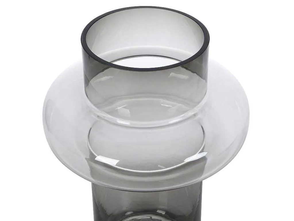 Vaas Van Getint Glas - D20,5 X H30 Cm - Glas - Gerookt Grijs - Valoit-OZAIA Sale