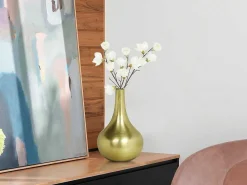 Vaas Van Goudkleurig Metaal - H30 Cm - Afwerking Van Antiek Messing - Gizeh-OZAIA Hot