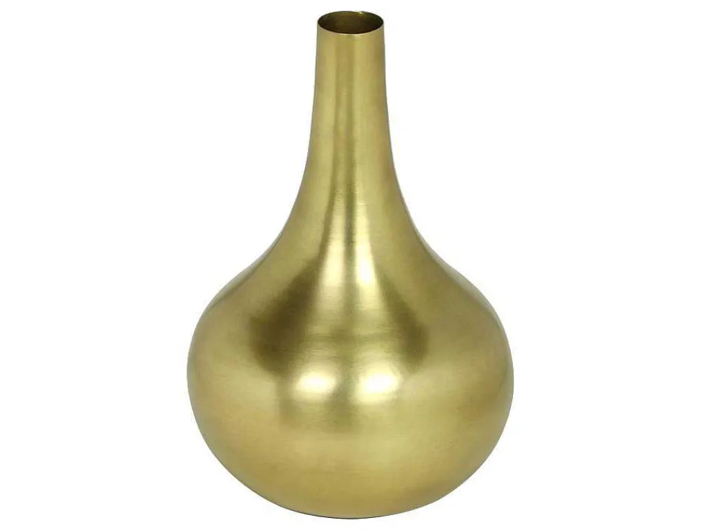 Vaas Van Goudkleurig Metaal - H30 Cm - Afwerking Van Antiek Messing - Gizeh-OZAIA Hot