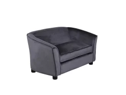 Velvet Bank Voor Kinderen Grijs.-Vente-unique Clearance