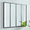 Vensterspiegel Industriele Stijl Dudley - Ijzer - 4 Delen - H120 X B90 Cm-OZAIA Online