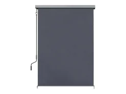 Verduisterend Rolgordijn Met Bak Van Aluminium En Textiel L1,6 X H2,5 M - Passoe-Vente-unique Outlet