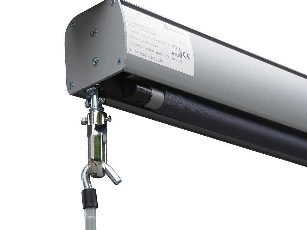Verduisterend Rolgordijn Met Bak Van Aluminium En Textiel L1,6 X H2,5 M - Passoe-Vente-unique Outlet