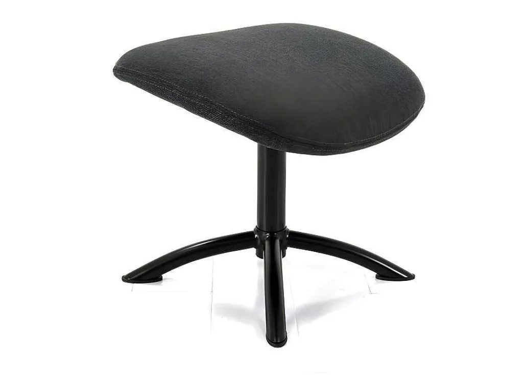 Verstelbare Fauteuil Van Linnen Met Voetensteun Arbori - Donkergrijs-Vente-unique Discount