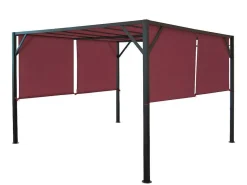 Vervangen Overkapping Voor Pergola Beja, Bordeaux-Rood-Vente-unique Online