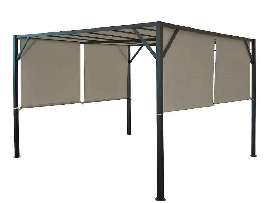 Vervangen Overkapping Voor Pergola Beja, Taupe-Vente-unique Sale