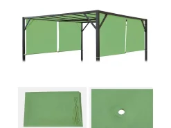 Vervangen Overkapping Voor Pergola Beja, Groen-Vente-unique