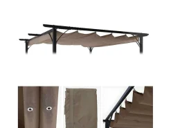 Vervangende Afdekking Voor Pergoladak Mcw-C42, Taupe-Bruin-Vente-unique Outlet