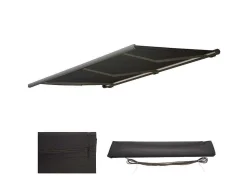 Vervangingshoes Voor Luifel H123, Polyester Antraciet-Vente-unique Discount