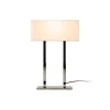 Vicenza Tafellamp, Chroom, Wit, 35 X 15 X 52 Cm,-EPIKASA Sale