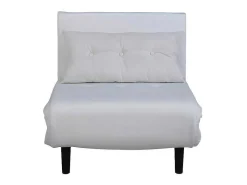 Vicky Slaapbank ,Fauteuil Wit.-Vente-unique Best