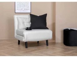 Vicky Slaapbank ,Fauteuil Wit.-Vente-unique Best
