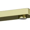 Vierkante Mechanische Mengkraan - H15,7 Cm - Goud Met Satijnglans - Vipava-Shower & Design Best