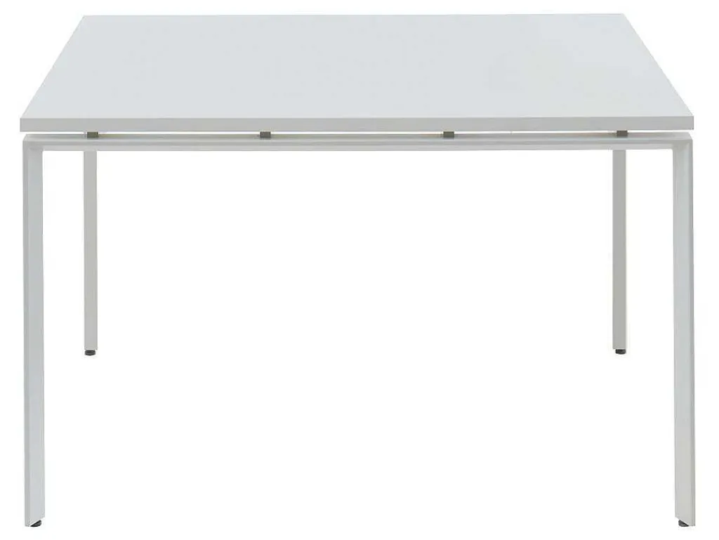 Vierkante Vergadertafel - 4 Personen - Wit - L120 Cm - Downtown-Workēa Sale