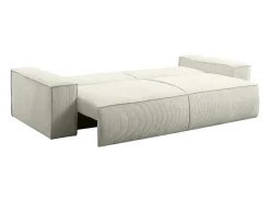 Vierzits Slaapbank Amelia Van Pascal Morabito - Ribfluweel - Beige-Vente-unique Sale