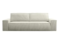 Vierzits Slaapbank Amelia Van Pascal Morabito - Ribfluweel - Beige-Vente-unique Sale