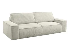 Vierzits Slaapbank Amelia Van Pascal Morabito - Ribfluweel - Beige-Vente-unique Sale