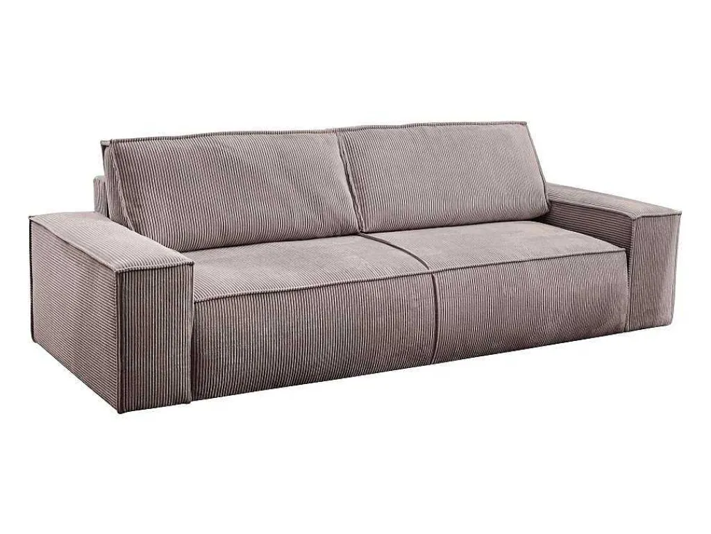 Vierzits Slaapbank Amelia Van Pascal Morabito - Ribfluweel - Lichtpaars-Vente-unique Best