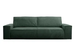 Vierzits Slaapbank Amelia Van Pascal Morabito - Ribfluweel - Spargroen-Vente-unique Sale