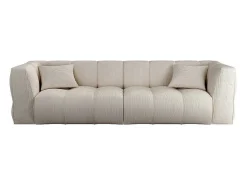 Vierzitsbank Van Beige Ribfluweel Naemia Van Maison Cephy-Maison Céphy Outlet