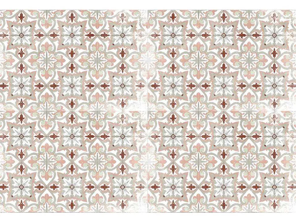 Vinyltapijt Met Tegeleffect Palma - 120 X 180 Cm - Multikleuren-OZAIA Online
