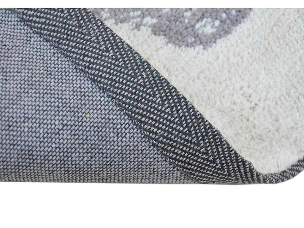 Vloerkleed 160 X 230 Cm - Roze, Grijs En Wit - Camden-OZAIA New