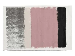 Vloerkleed 160 X 230 Cm - Roze, Grijs En Wit - Camden-OZAIA New