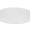 Vloerkleed Casablanca Plus Rond Creme Eenkleurig, Lus Cercle 80 Cm-RugsX